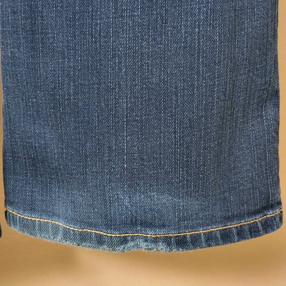 Old Navy Maternity Low Rise Dark Wash Bootcut Denim Jeans - Picture 11 of 15